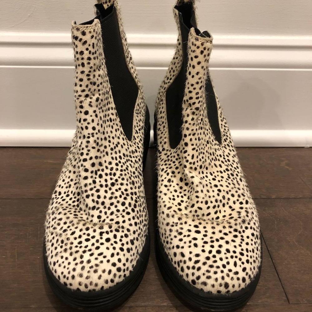 Jeffrey Campbell Snow Leopard Booties